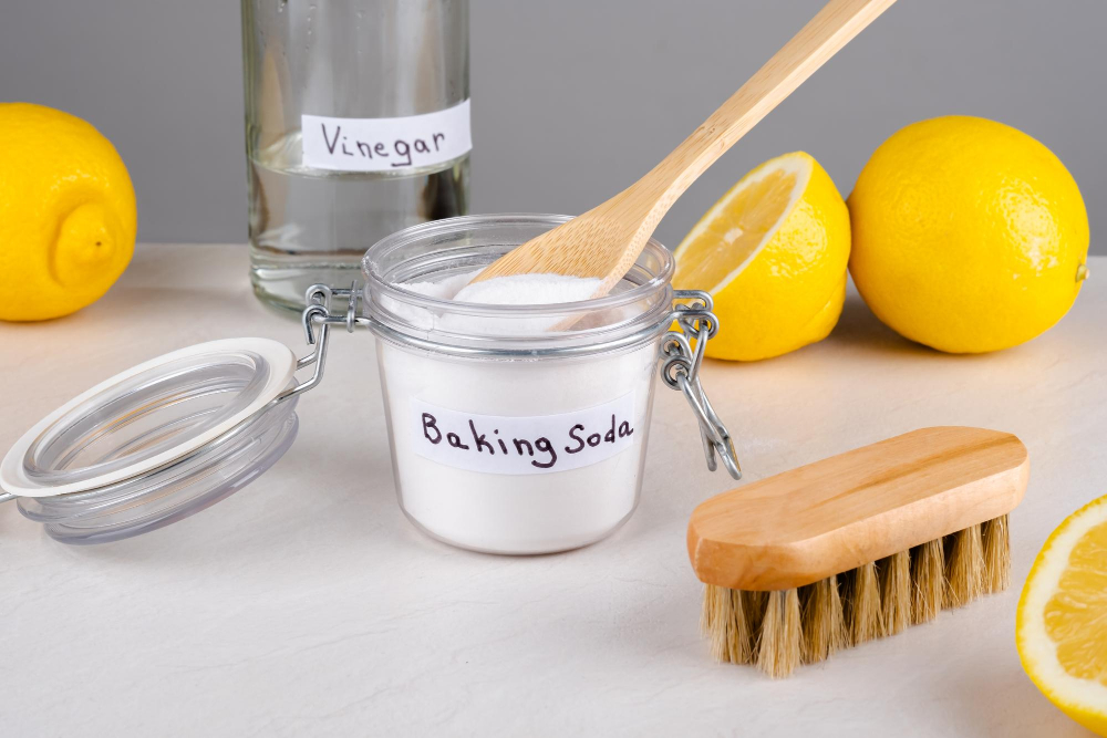 white vinegar or baking soda