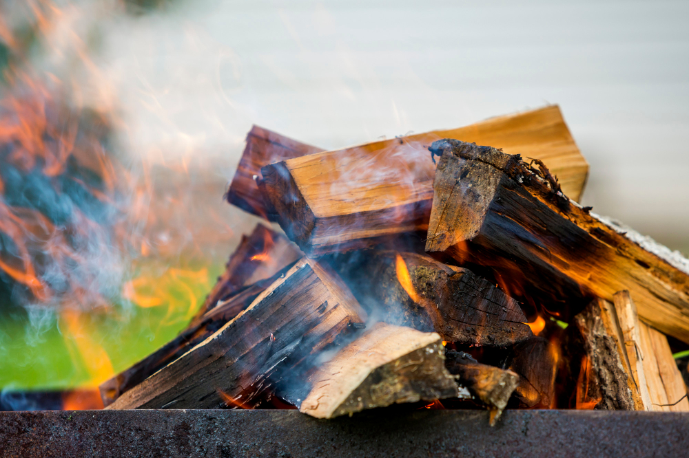 Wet Wood Issues Firepit