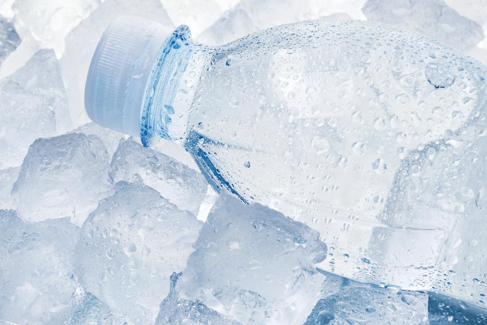 frozen water bottles