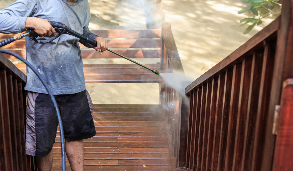 pressure washing