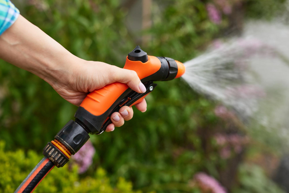 Hand Held Hose Lawn