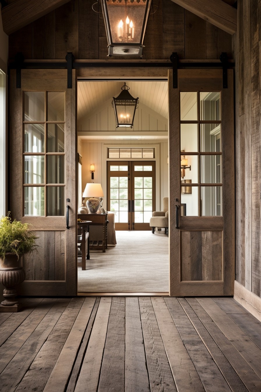 20 Welcoming and Charming Farmhouse Entryway Ideas