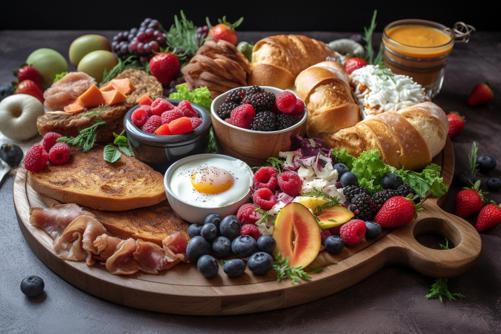 Breakfast Grazing Platters Board