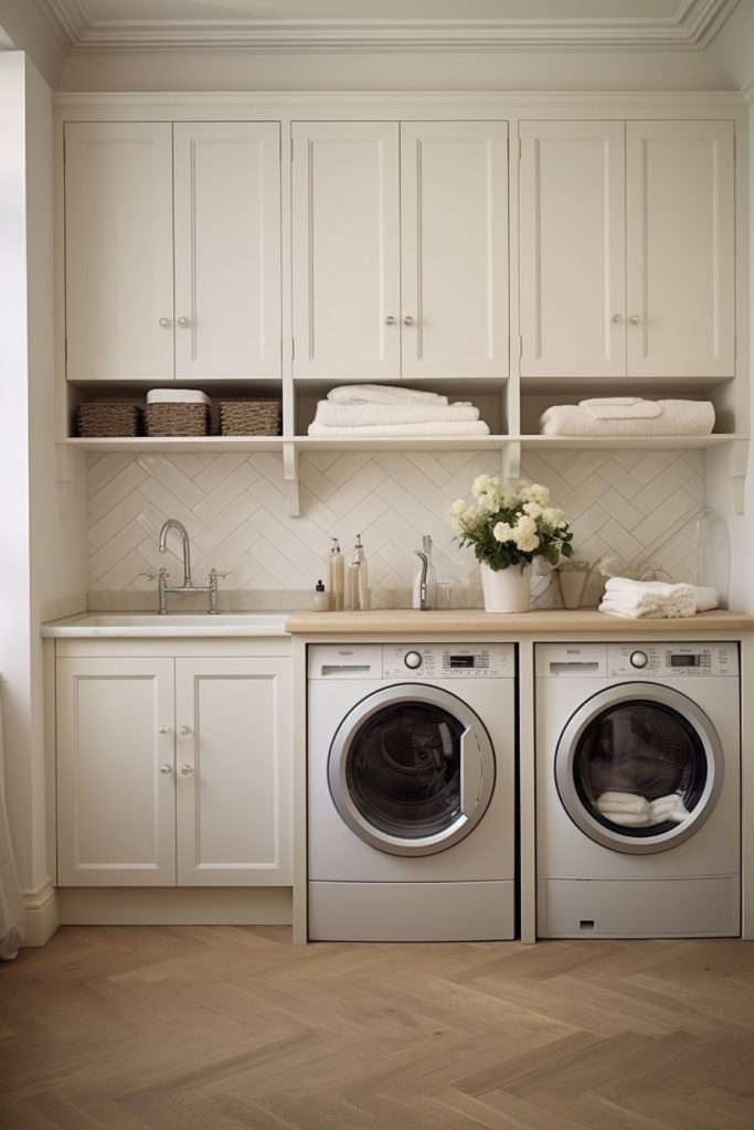 Double-Unit Laundry Fabulous Laundry Room Decor --ar 2:3