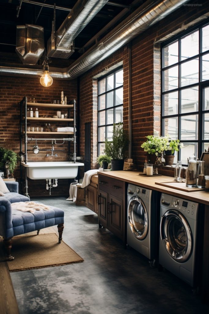 Industrial Laundry Room Fabulous Laundry Room Decor --ar 2:3