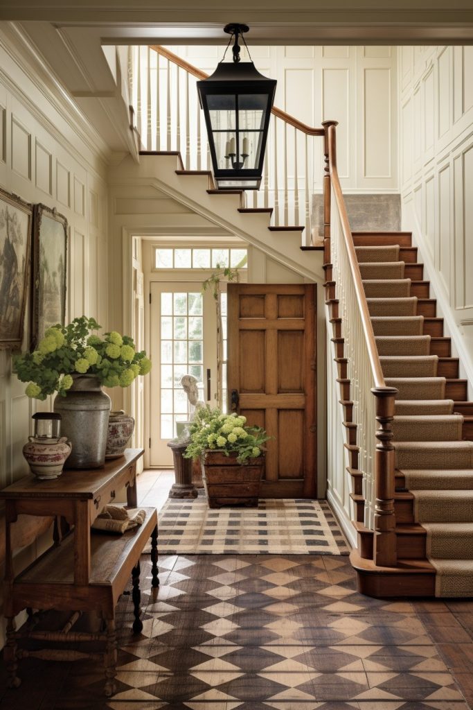 Interestingly Inspiring Welcoming and Charming Farmhouse Entryway --ar 2:3 