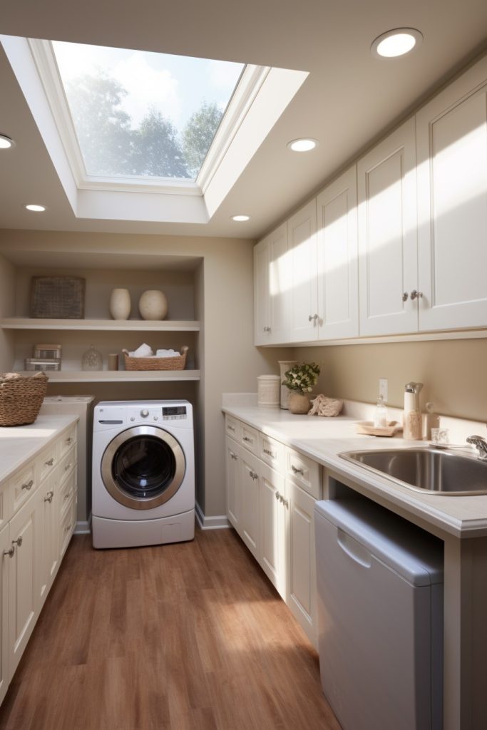 Laundry with a Pendant Light Fabulous Laundry Room Decor --ar 2:3