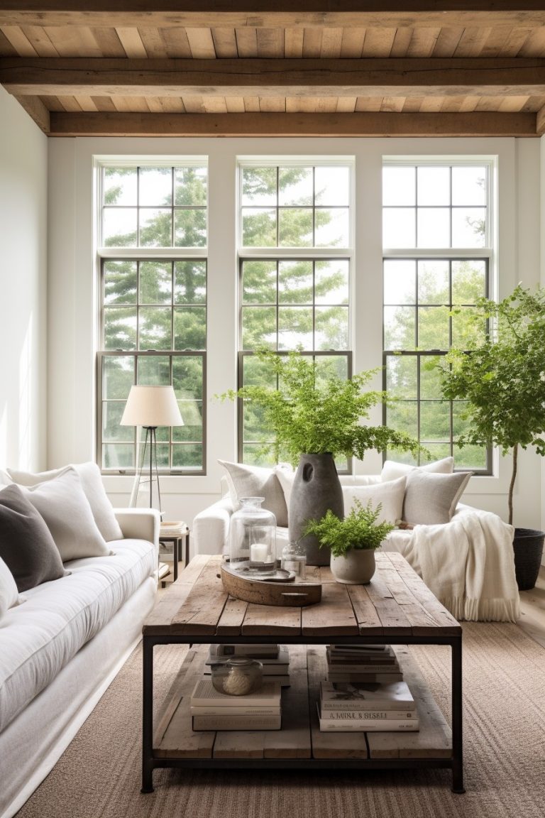 100 Charming Farmhouse Living Room Ideas to Try at Home