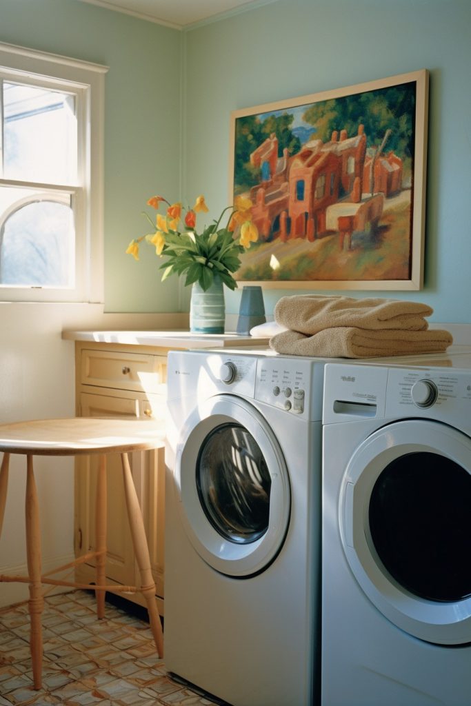 No Frills, Maximum Utility Fabulous Laundry Room Decor --ar 2:3