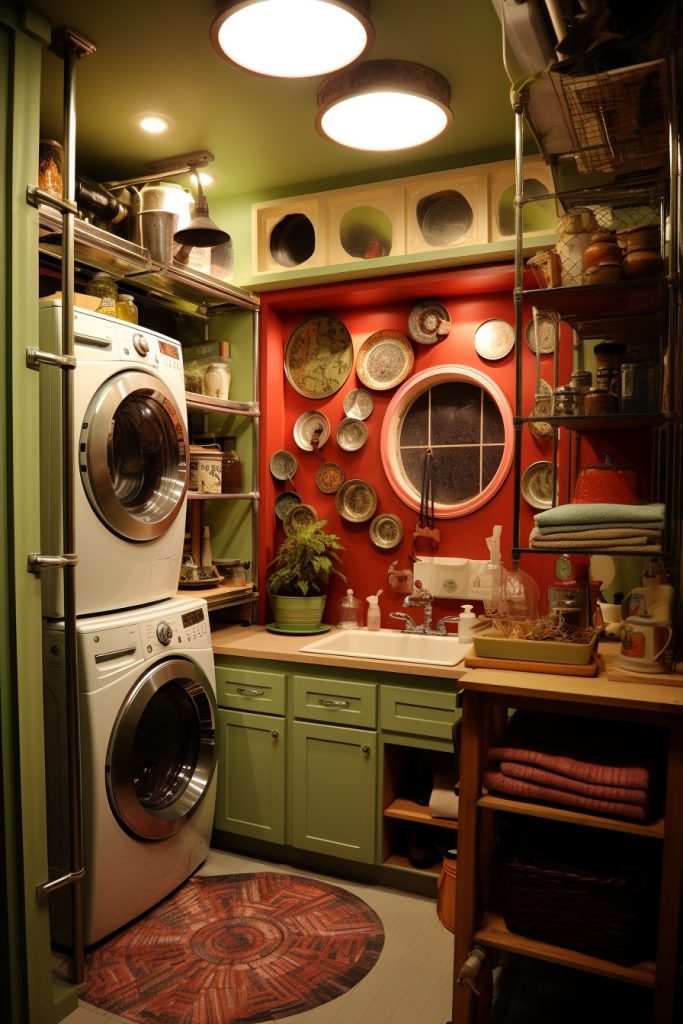 Organized and Intricate Fabulous Laundry Room Decor --ar 2:3