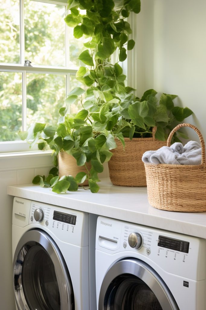Plants as Decoration Fabulous Laundry Room Decor --ar 2:3