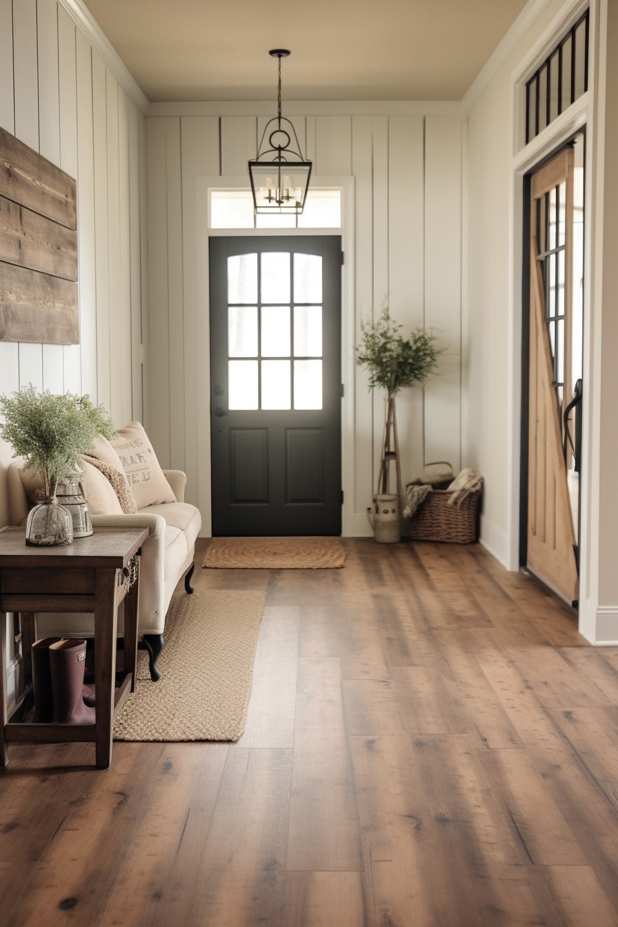20 Welcoming and Charming Farmhouse Entryway Ideas
