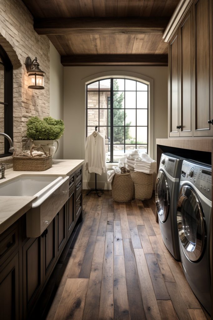 Rustic and Endearing Fabulous Laundry Room Decor --ar 2:3