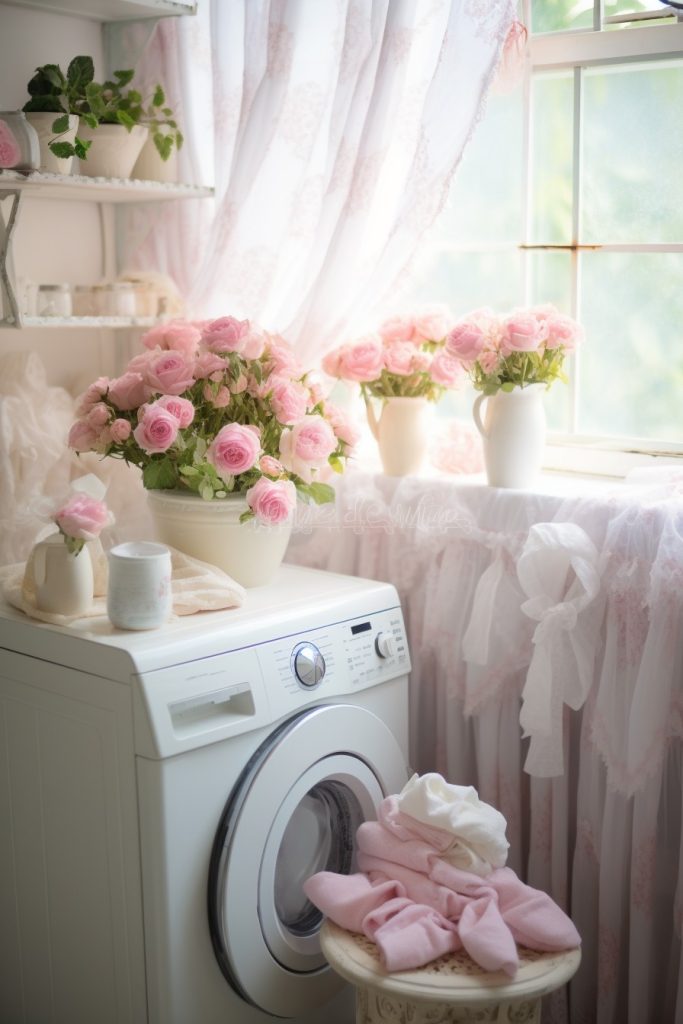 Shabby Chic Décor Fabulous Laundry Room Decor --ar 2:3