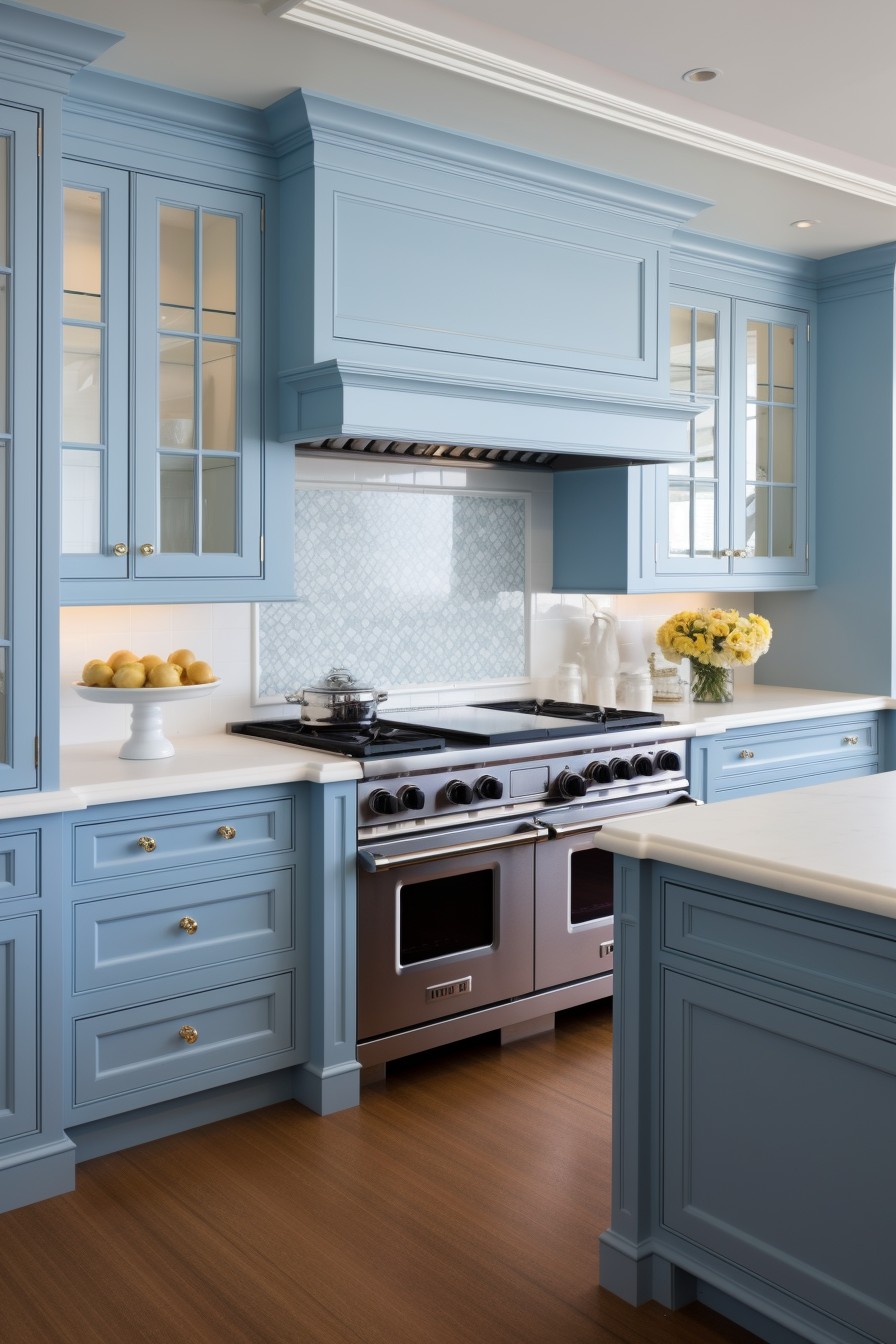 30 Inspiring Ideas of Blue Kitchen Cabinets for Your Next Renovation