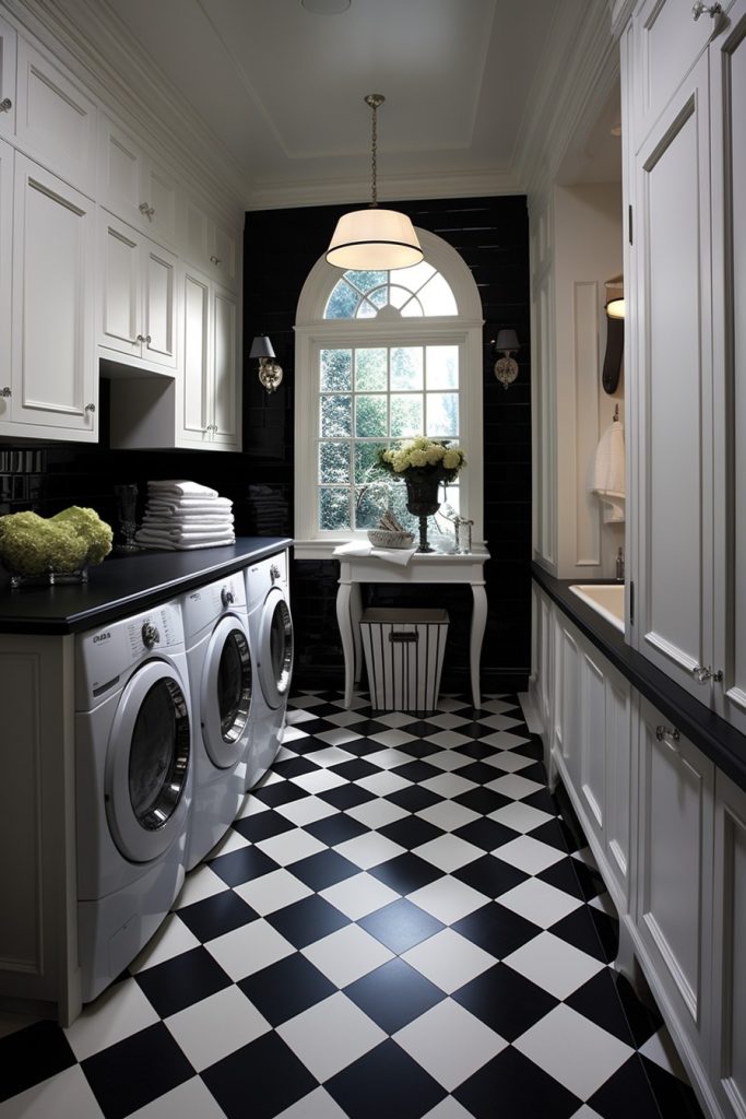 Stylish and Detail-Oriented Fabulous Laundry Room Decor --ar 2:3