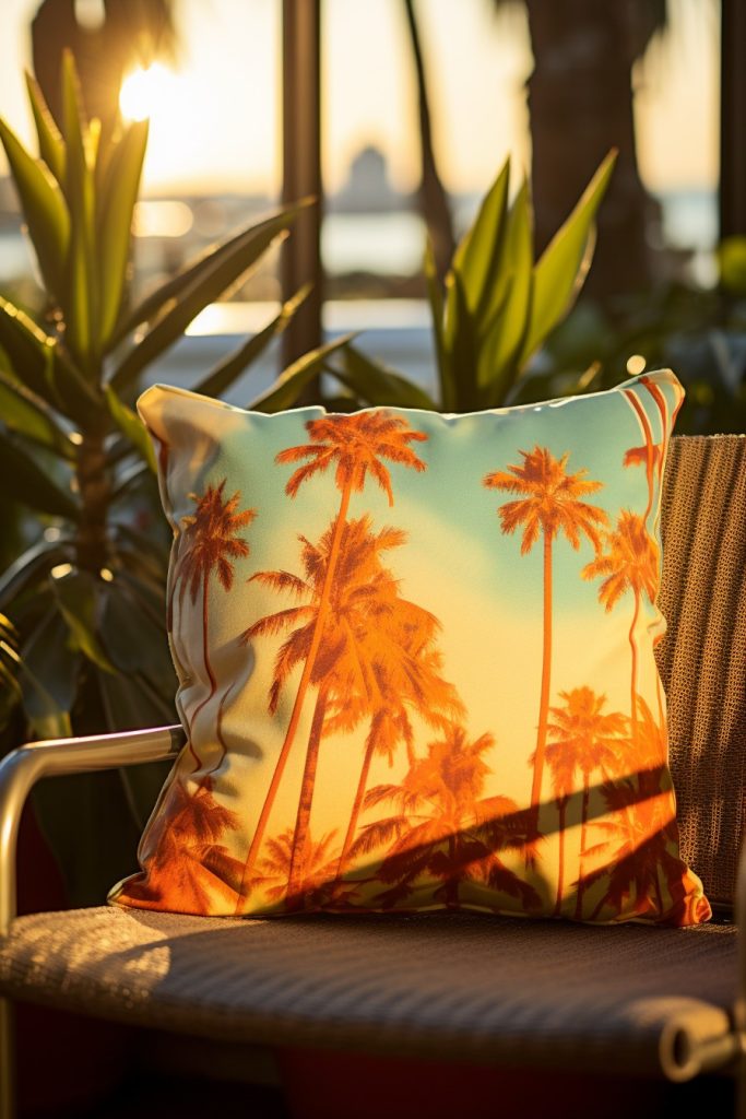 Throw Pillow Cover Fab California Chic Decor --ar 2:3