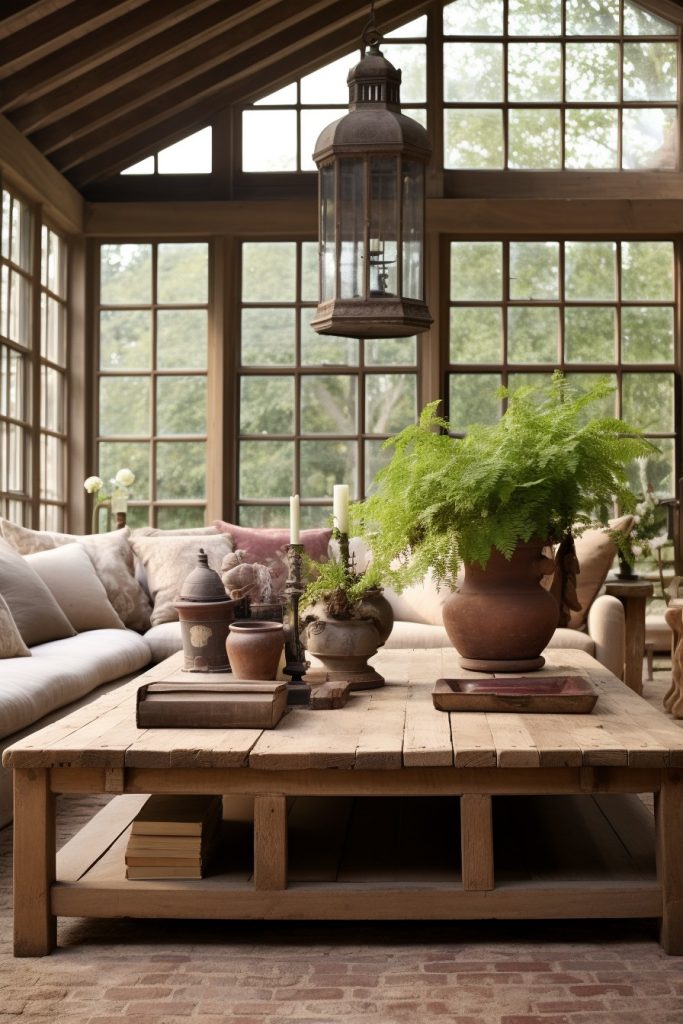 Tremendously Terrific Table Charming Farmhouse Living Room --ar 2:3