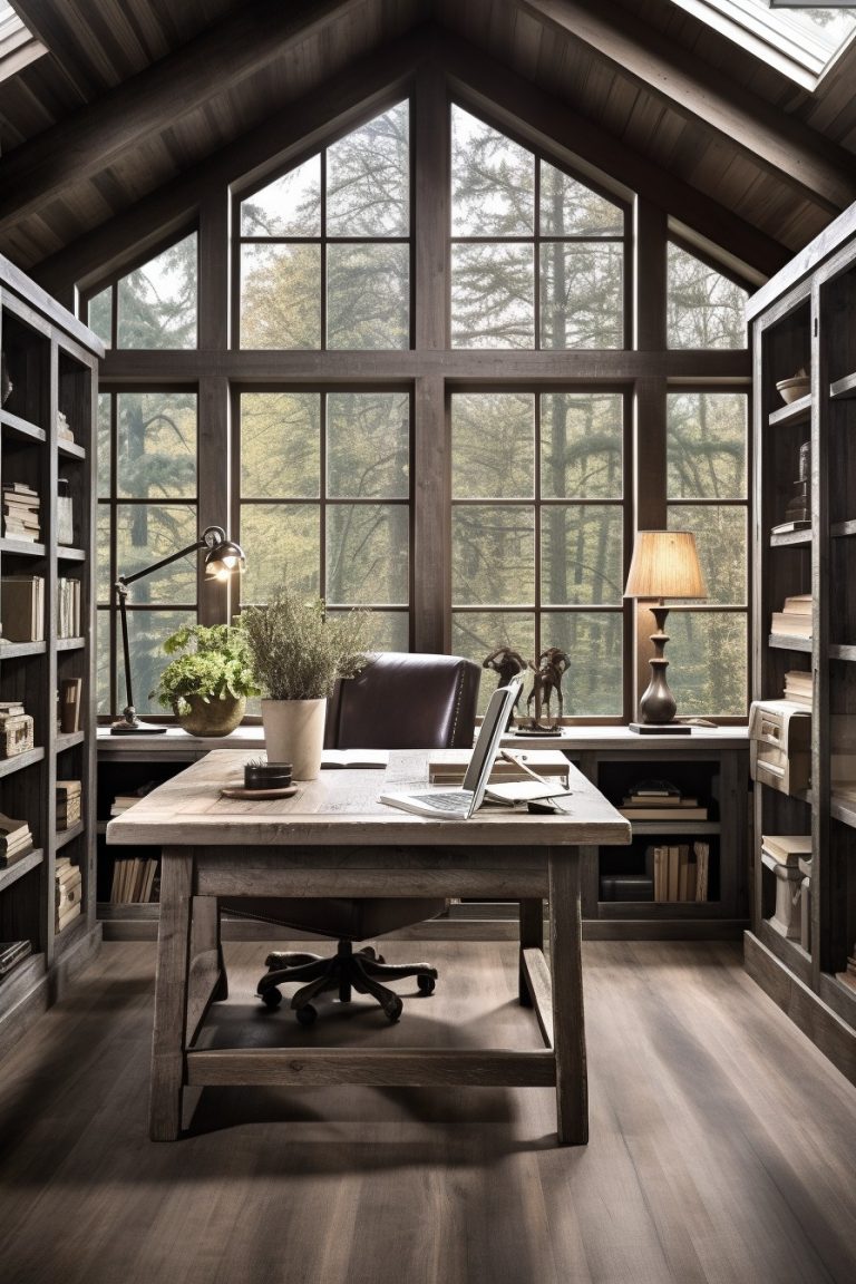 100 Charming Farmhouse Office Decor Ideas for Your Home