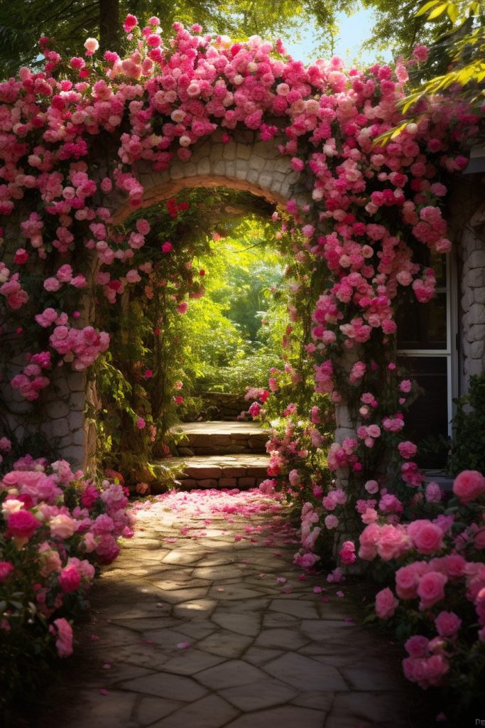 arch of roses