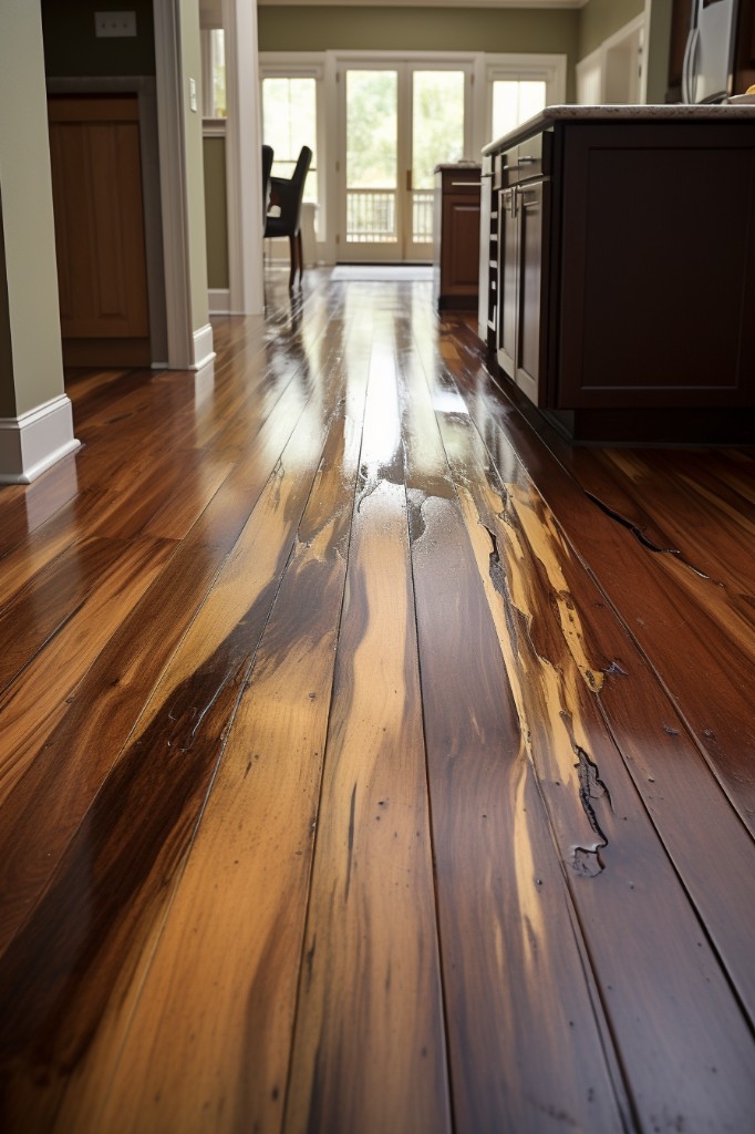 assessing hardwood floor damage