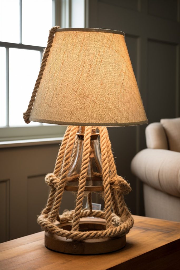boat rope lamp