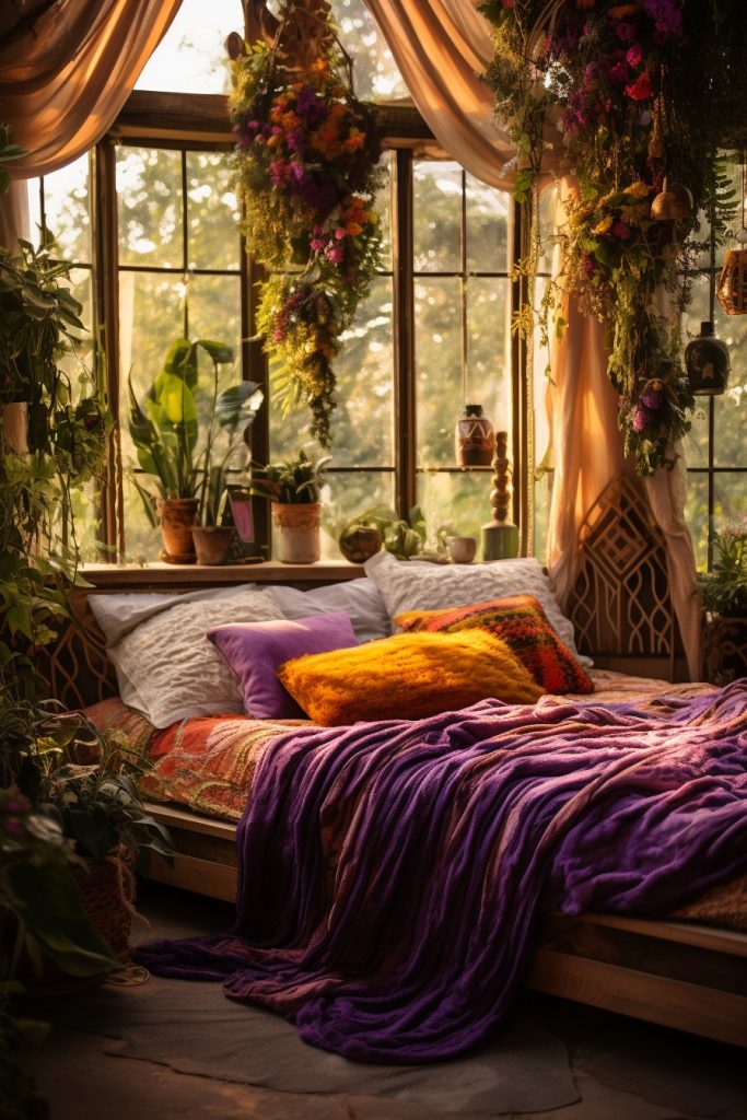 Bohemian bedroom decor