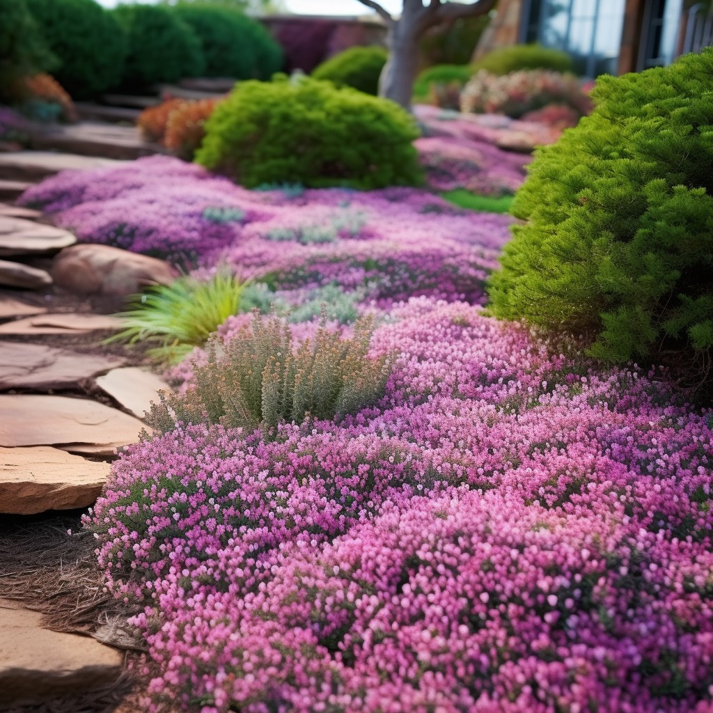 creeping thyme as groundcover