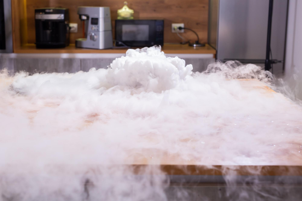 dry ice in the kitchen