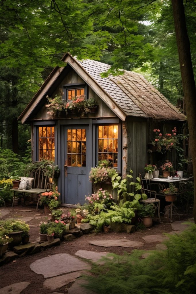 old garden shed