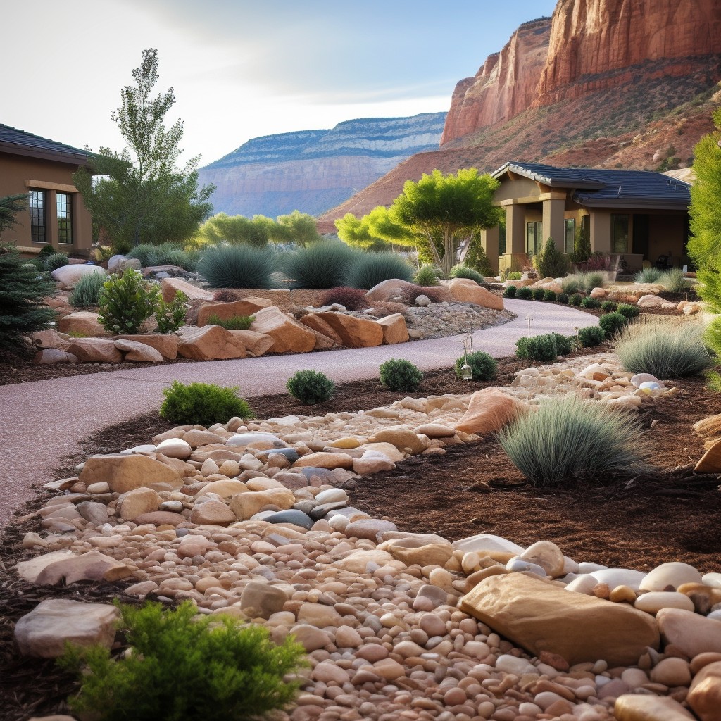 rock and gravel landscaping