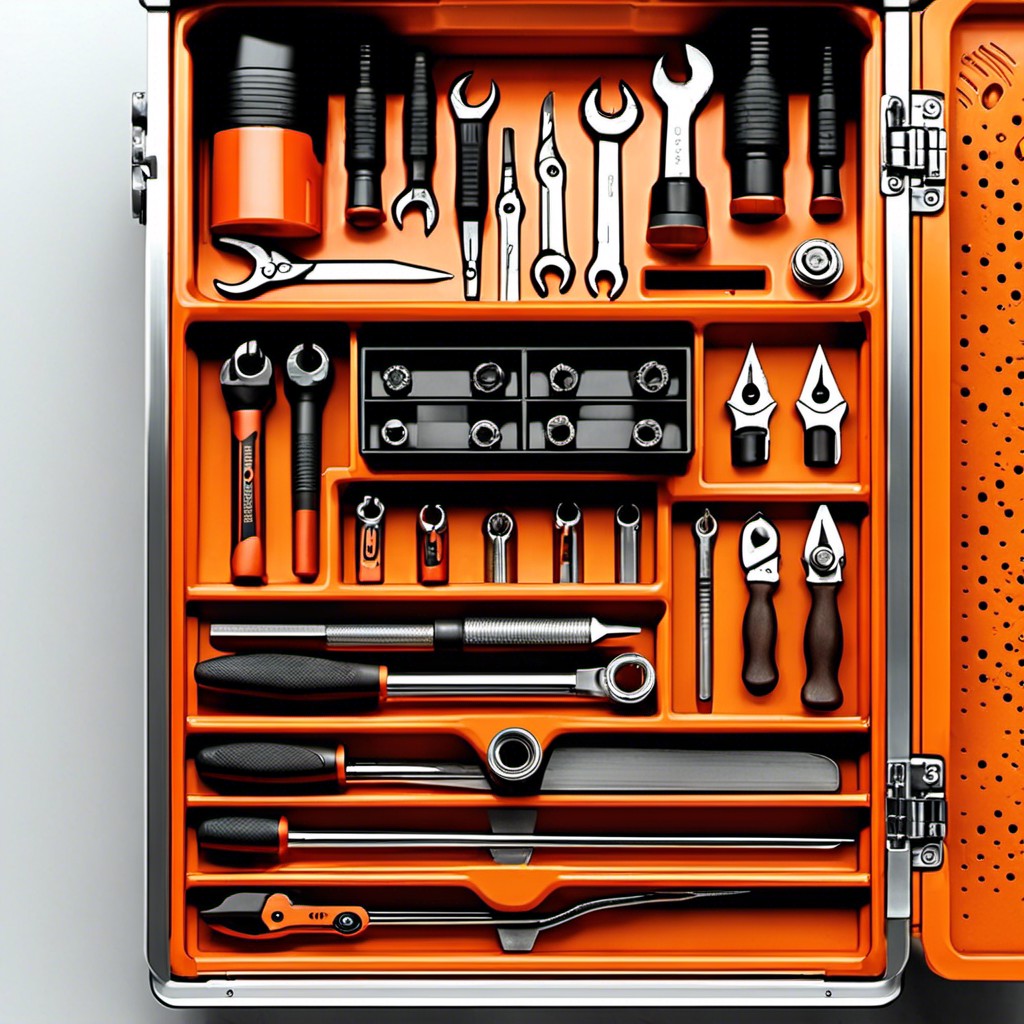 arrange tools according to frequency of use