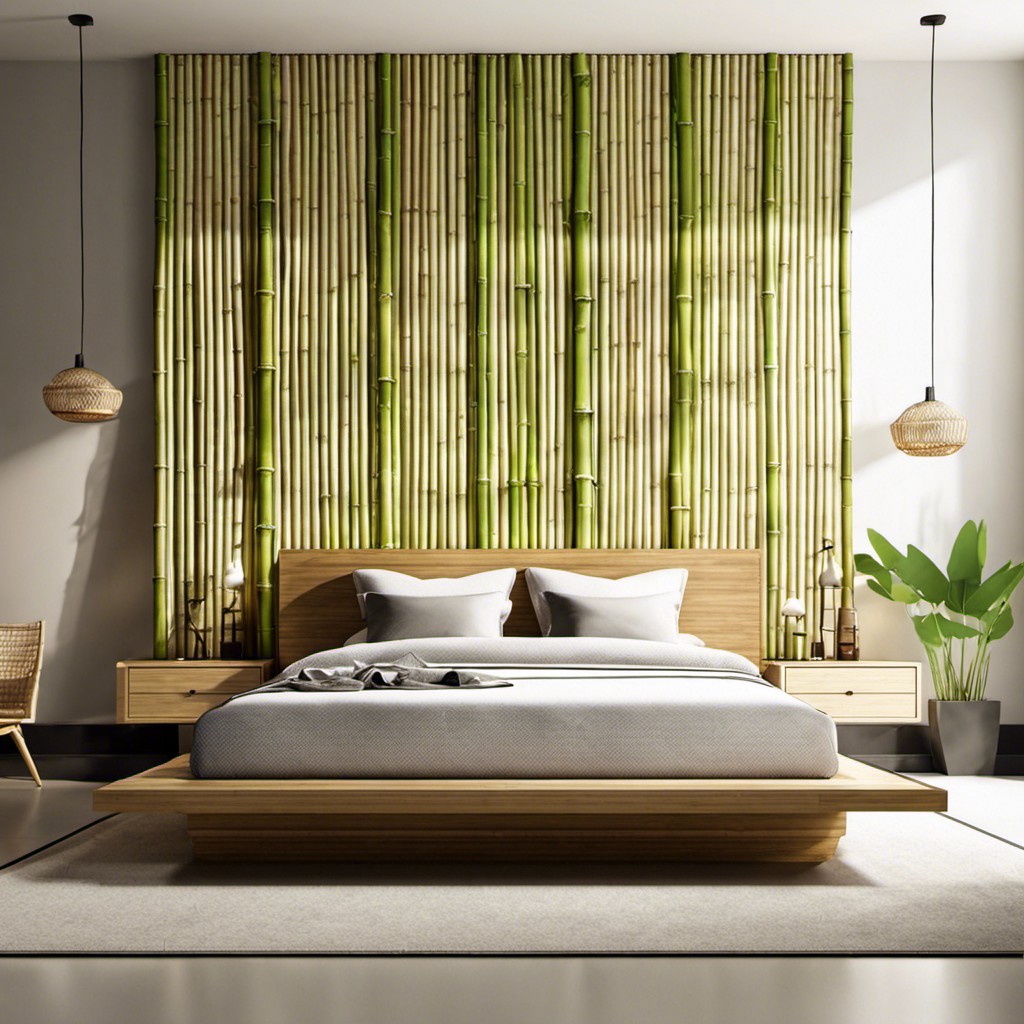 bamboo tree headboard