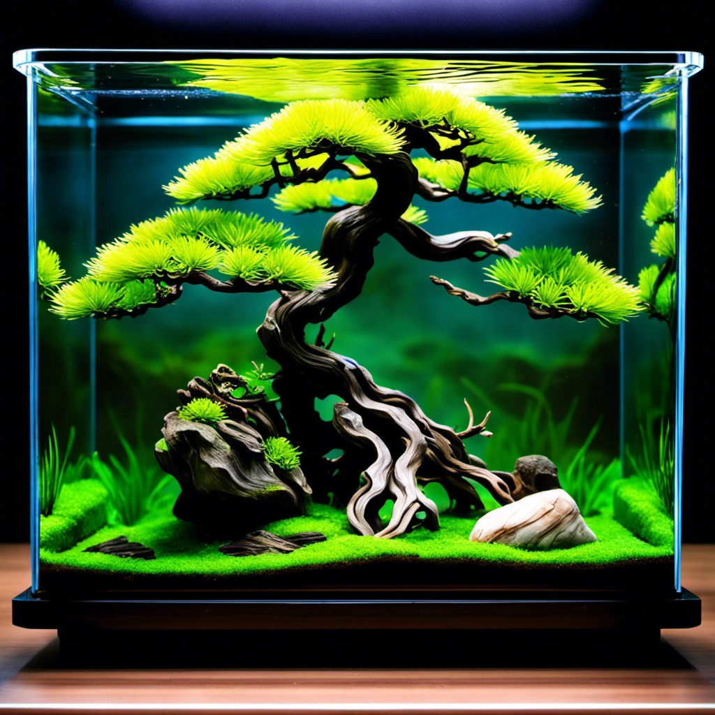 bonsai tree aquascape