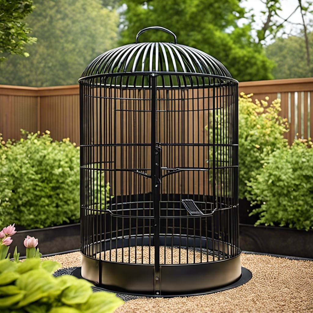 cage style metal cover