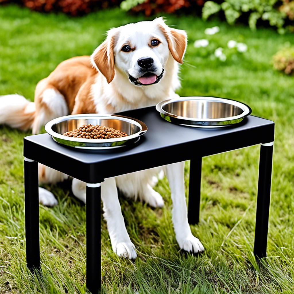 canine feeding stands
