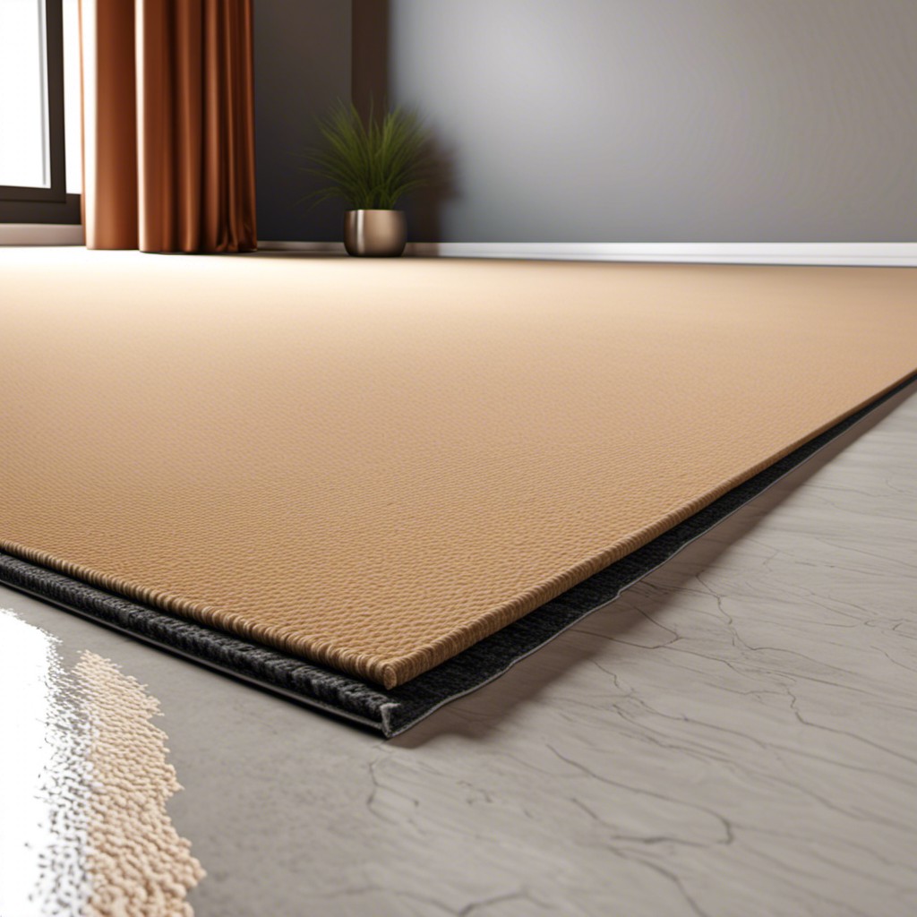 carpeting for concrete floors