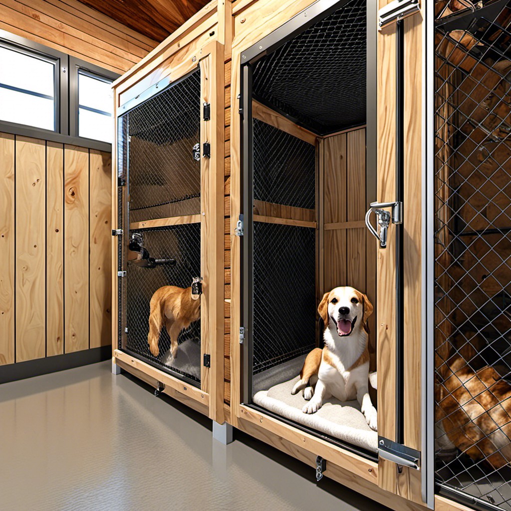 climate controlled indoor dog kennel