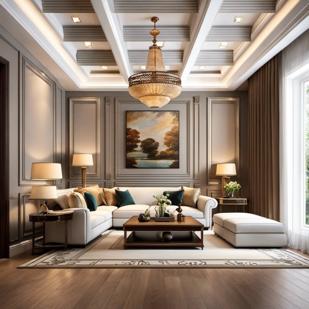 coffered ceilings