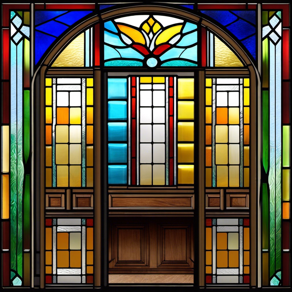 colored stained glass