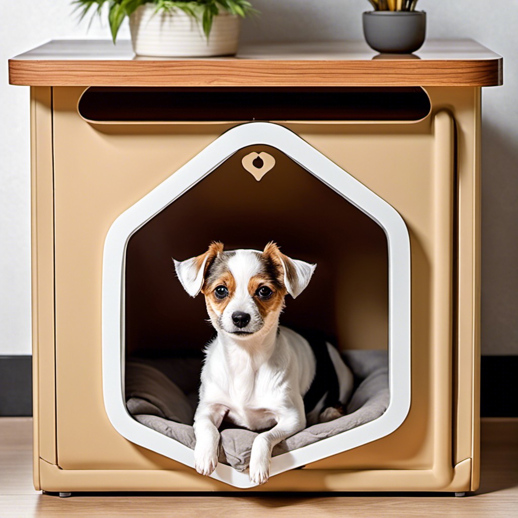 compact kennel for small dog breeds