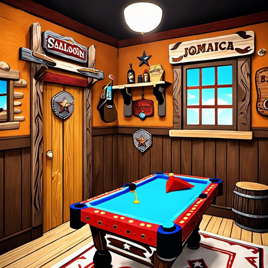 cowboy saloon room