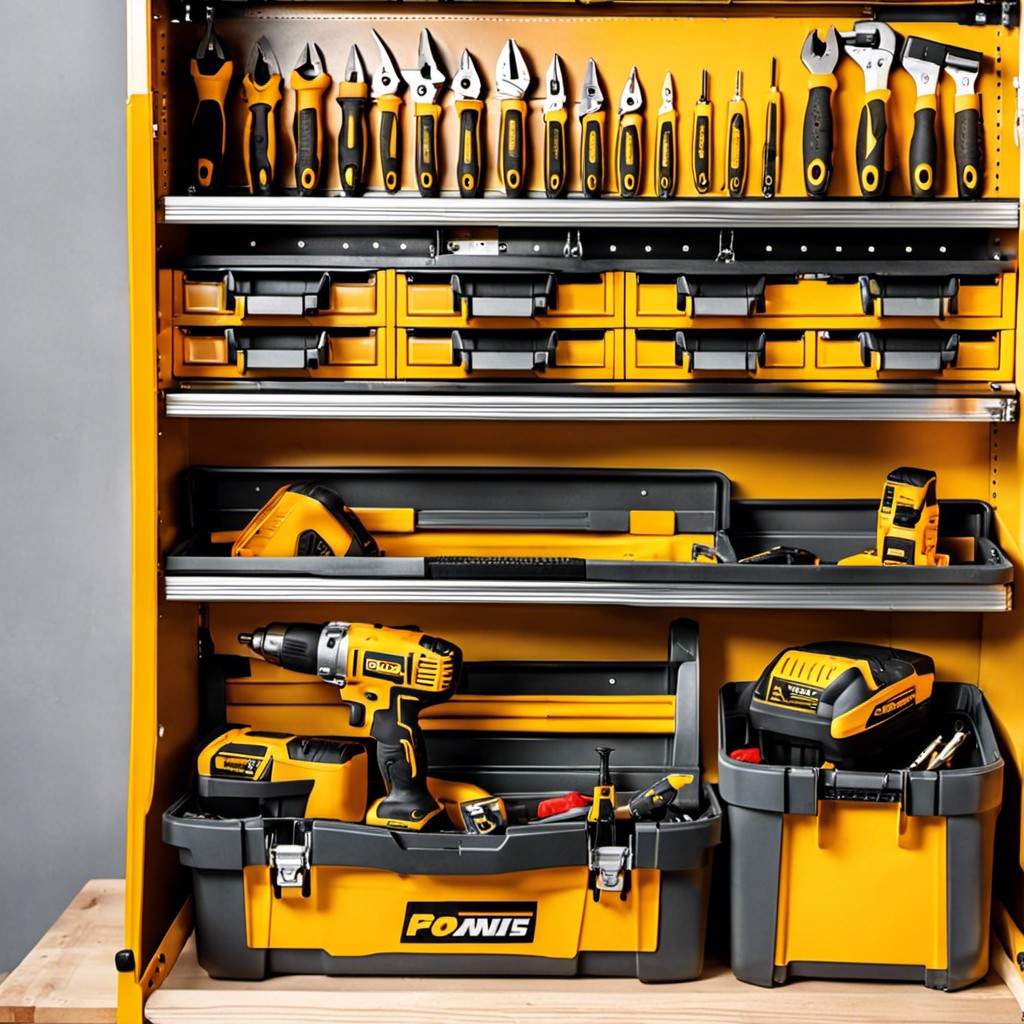 create a separate box for power tools