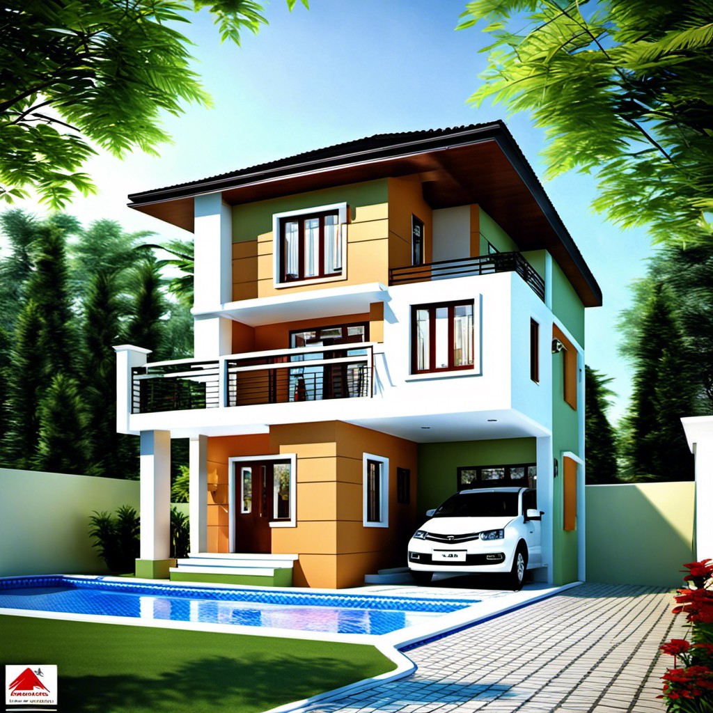 designing efficient and streamlined spaces for low budget two storey homes