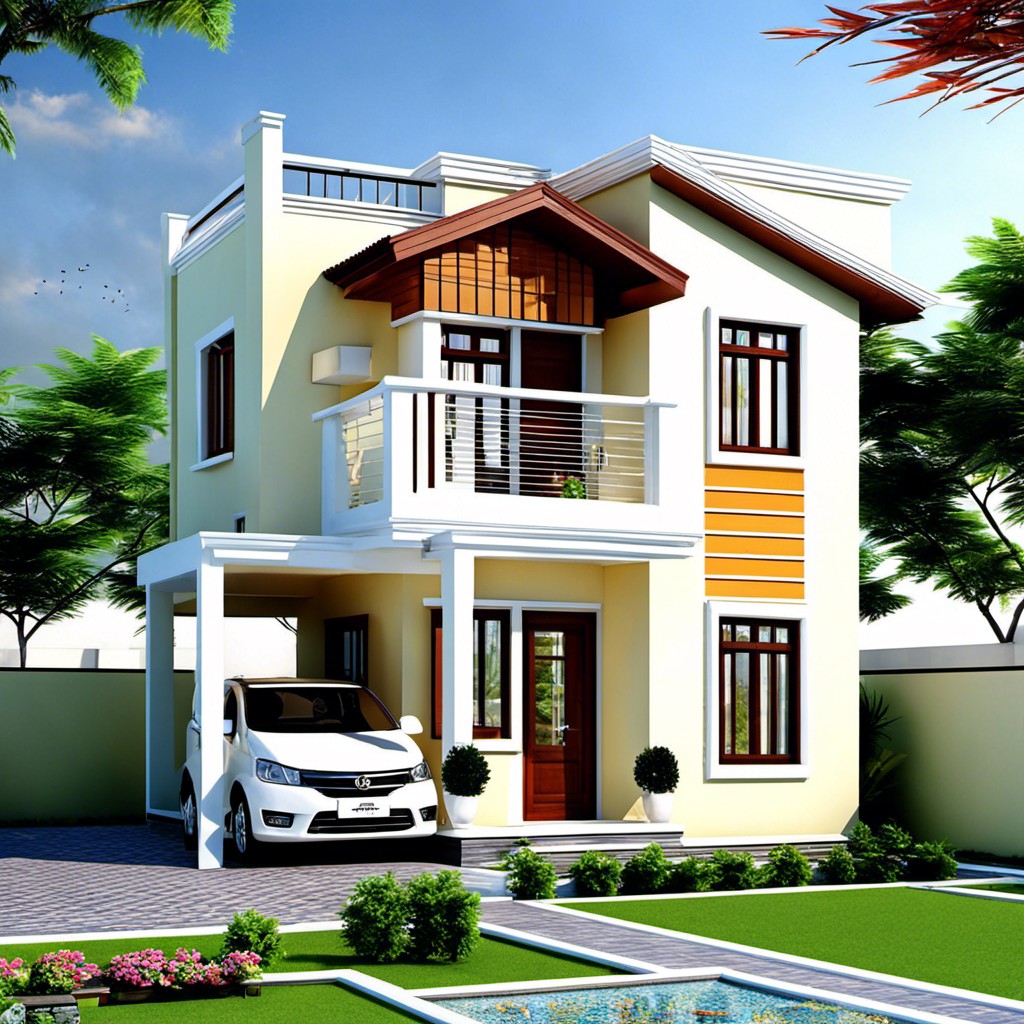 discover low cost materials for your two storey house design