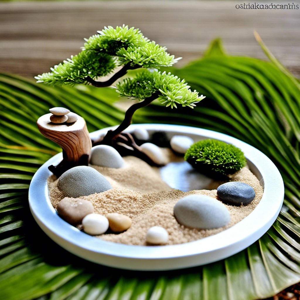 diy zen sand garden section