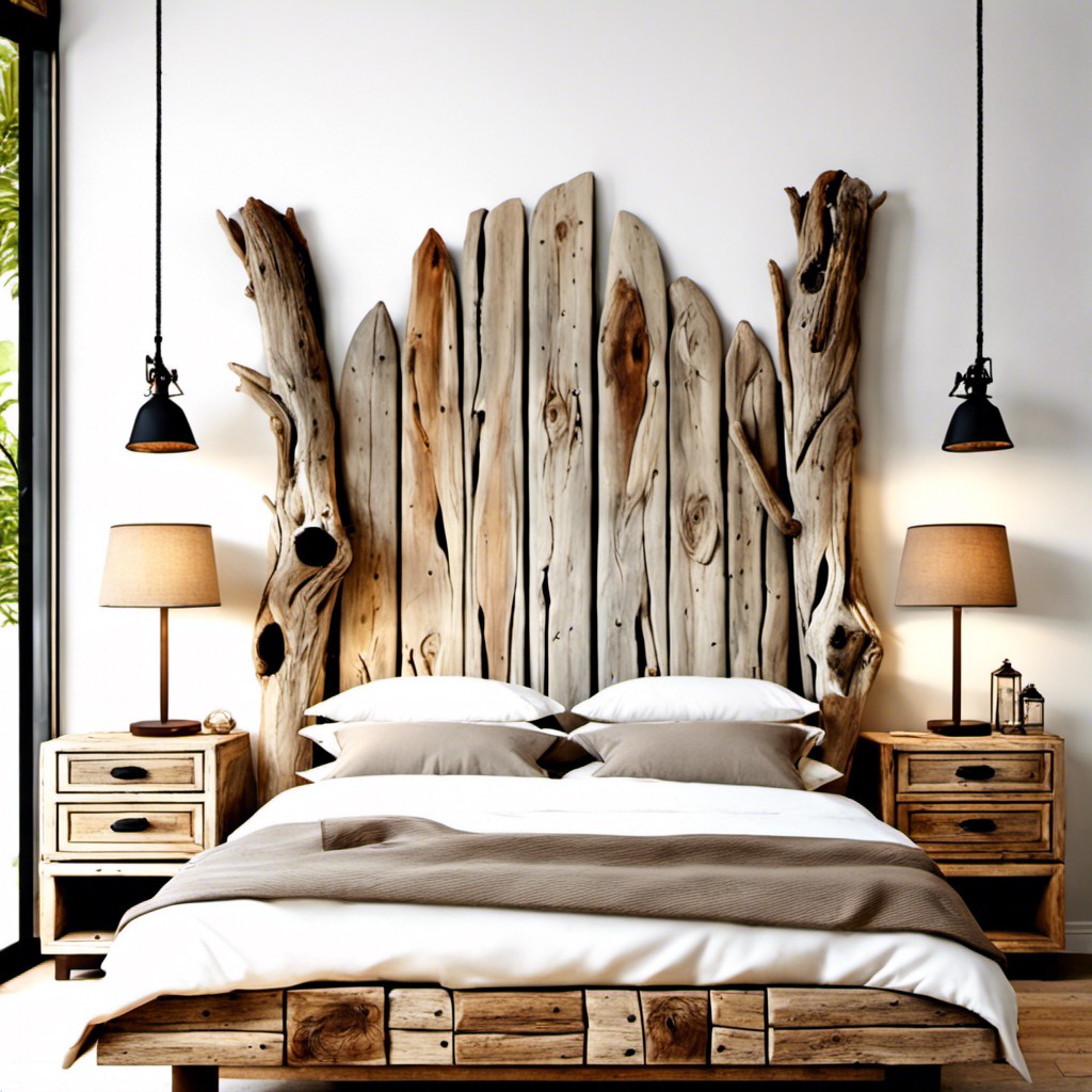 driftwood headboard