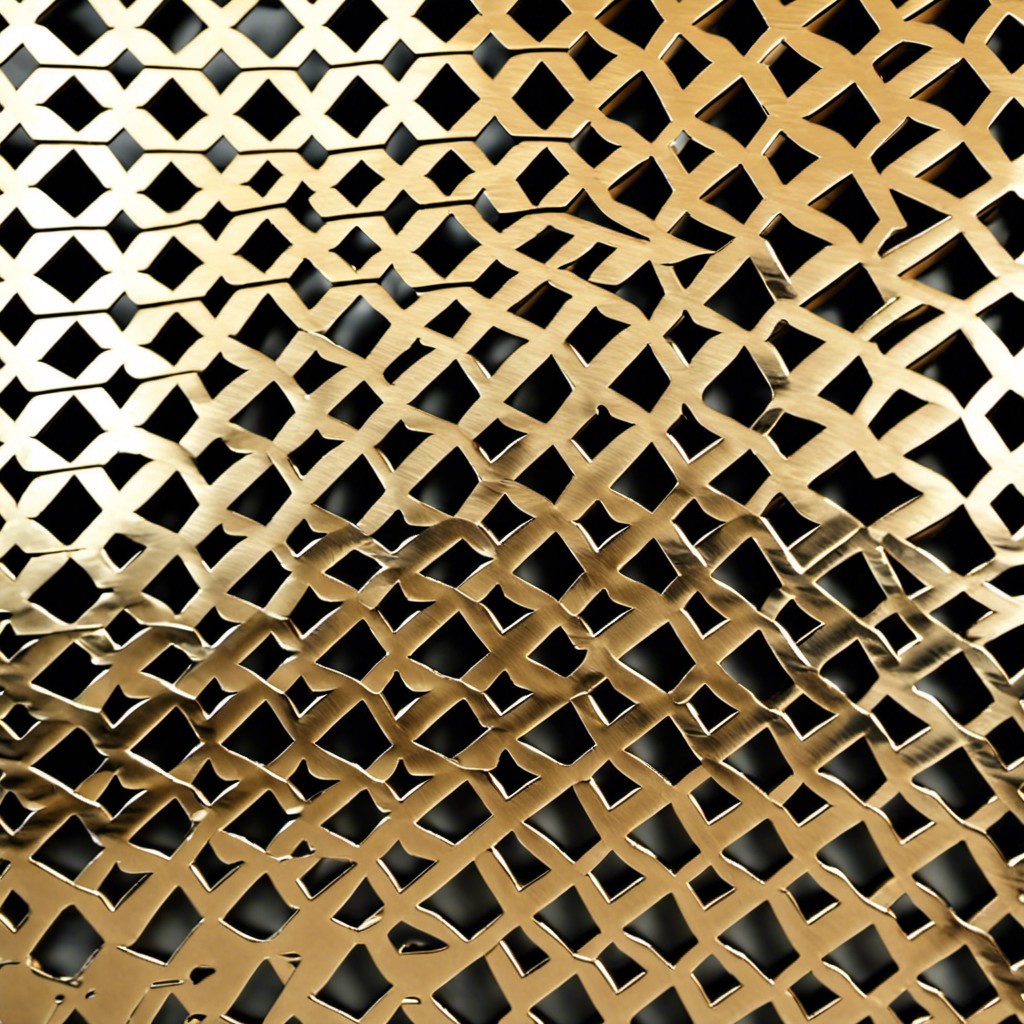 geometric pattern laser cut sheet metal fence