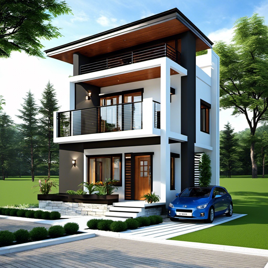 20 Low Budget Simple Two Storey House Design Ideas