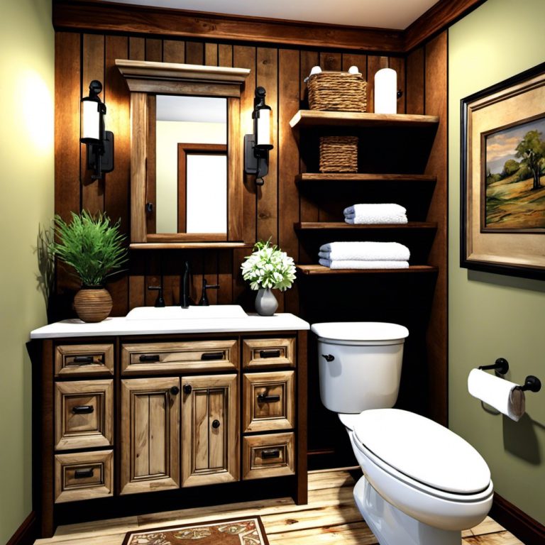 20 Small Rustic Bathroom Ideas On a Budget for A Cozy Home Makeover